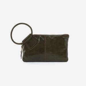 NEW HOBO Sable clutch wristlet in Deep Moss.